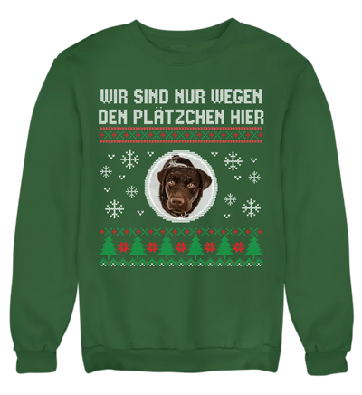 Sweatshirt Unisex bottle green 1100 x 1200px