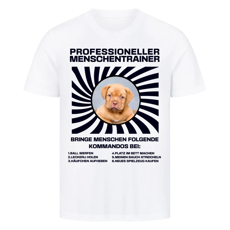 Professioneller Menschentrainer  - Personalisierbares Unisex T-Shirt