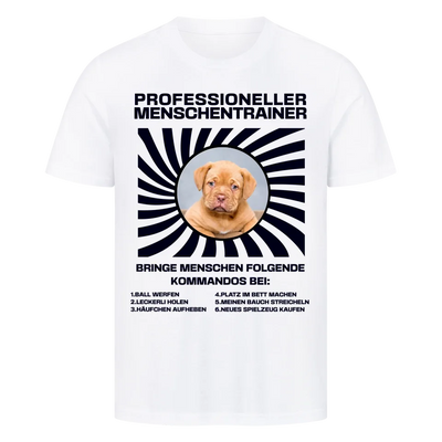 Professioneller Menschentrainer  - Personalisierbares Unisex T-Shirt