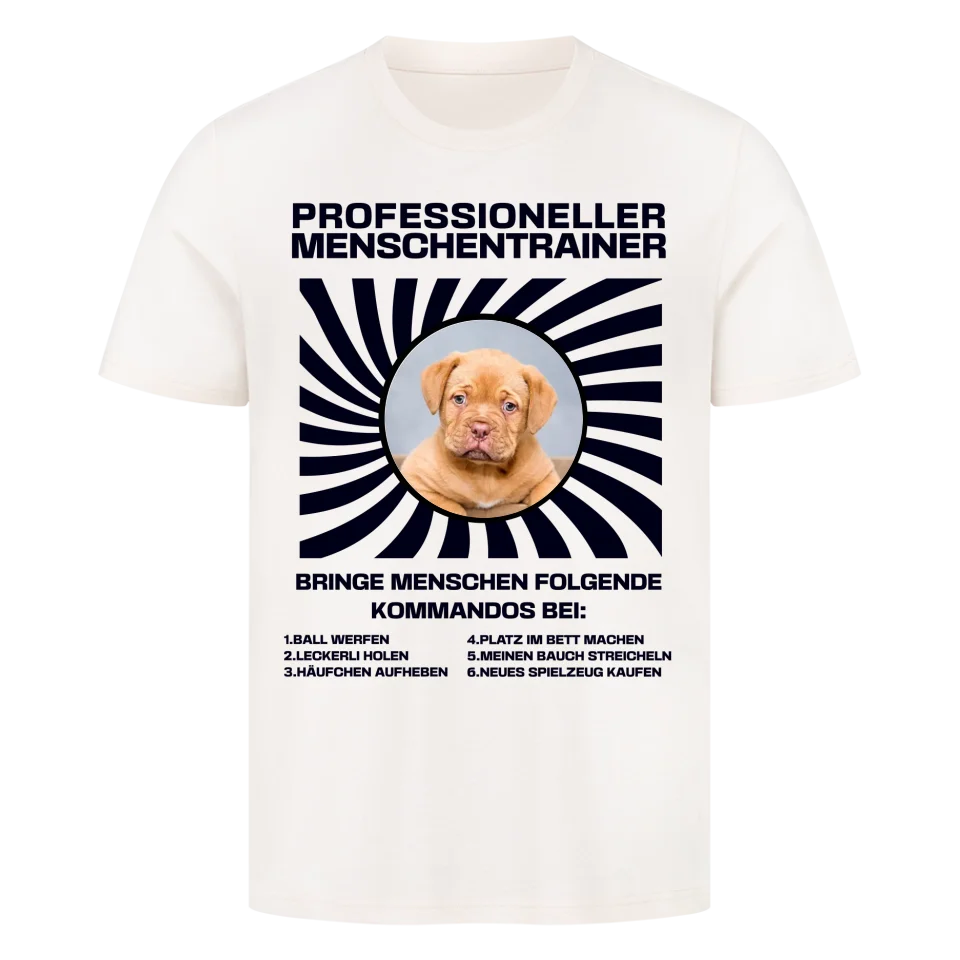 Professioneller Menschentrainer  - Personalisierbares Unisex T-Shirt