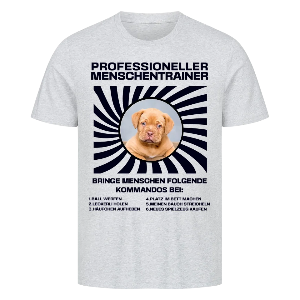 Professioneller Menschentrainer  - Personalisierbares Unisex T-Shirt