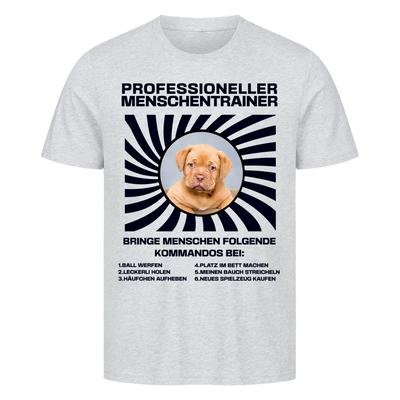 Professioneller Menschentrainer  - Personalisierbares Unisex T-Shirt