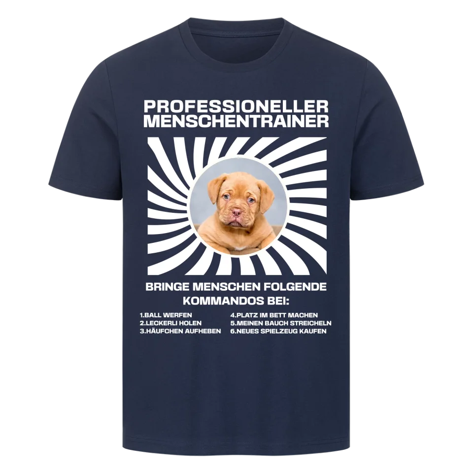 Professioneller Menschentrainer  - Personalisierbares Unisex T-Shirt