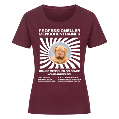 Professioneller Menschentrainer - Personalisierbares Damen T-Shirt