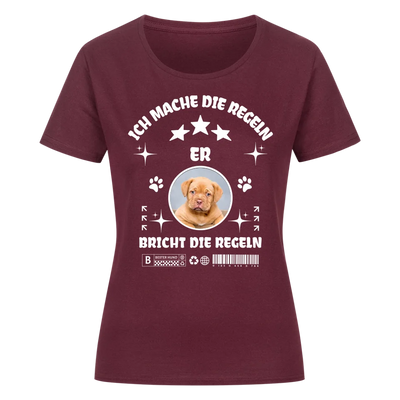 Ich mache die Regeln - Personalisierbares Damen T-Shirt