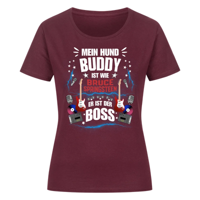 Mein Hund der Boss – Personalisierbares Premium Damen Shirt
