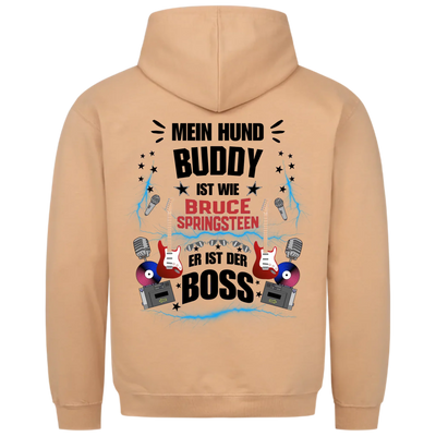Mein Hund der Boss - Personalisierbarer Classic Hoodie Unisex