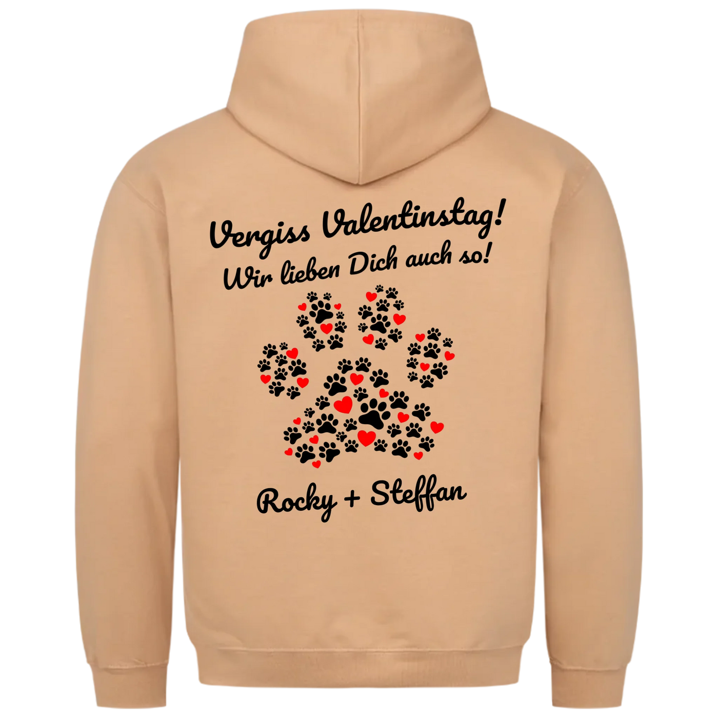 Wir lieben Dich auch so - Personalisierbarer Classic Hoodie Unisex