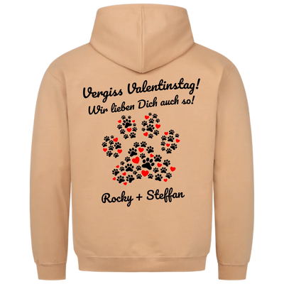 Wir lieben Dich auch so - Personalisierbarer Classic Hoodie Unisex