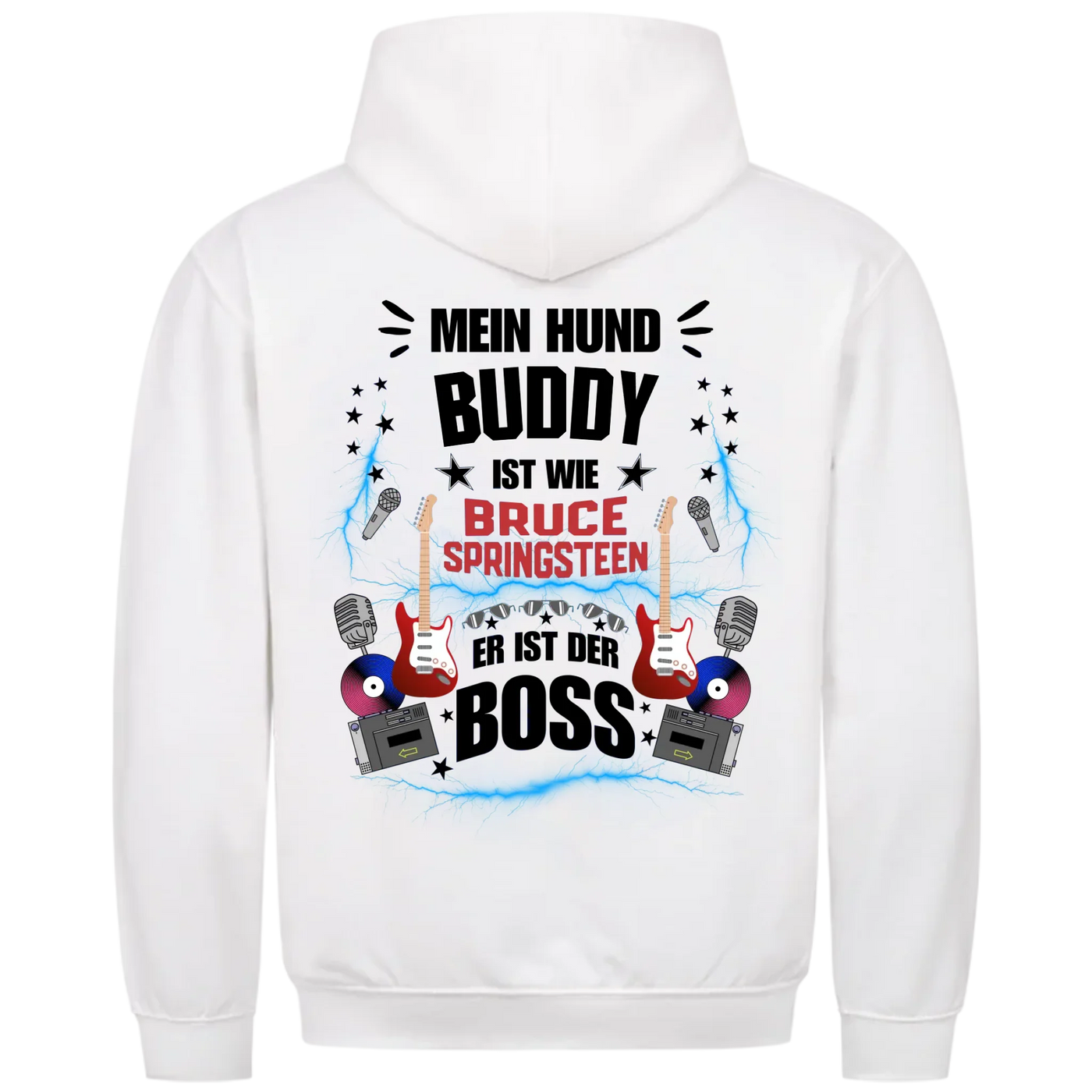Mein Hund der Boss - Personalisierbarer Classic Hoodie Unisex