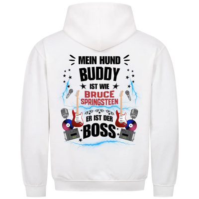 Mein Hund der Boss - Personalisierbarer Classic Hoodie Unisex