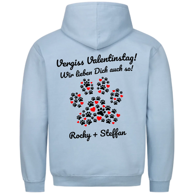 Wir lieben Dich auch so - Personalisierbarer Classic Hoodie Unisex