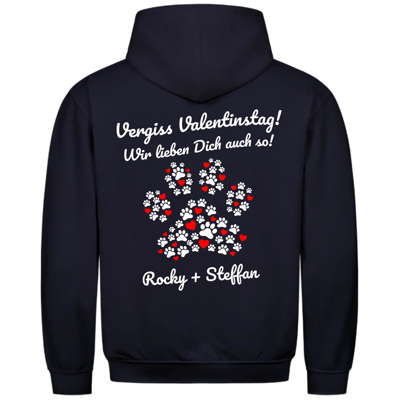 Wir lieben Dich auch so - Personalisierbarer Classic Hoodie Unisex