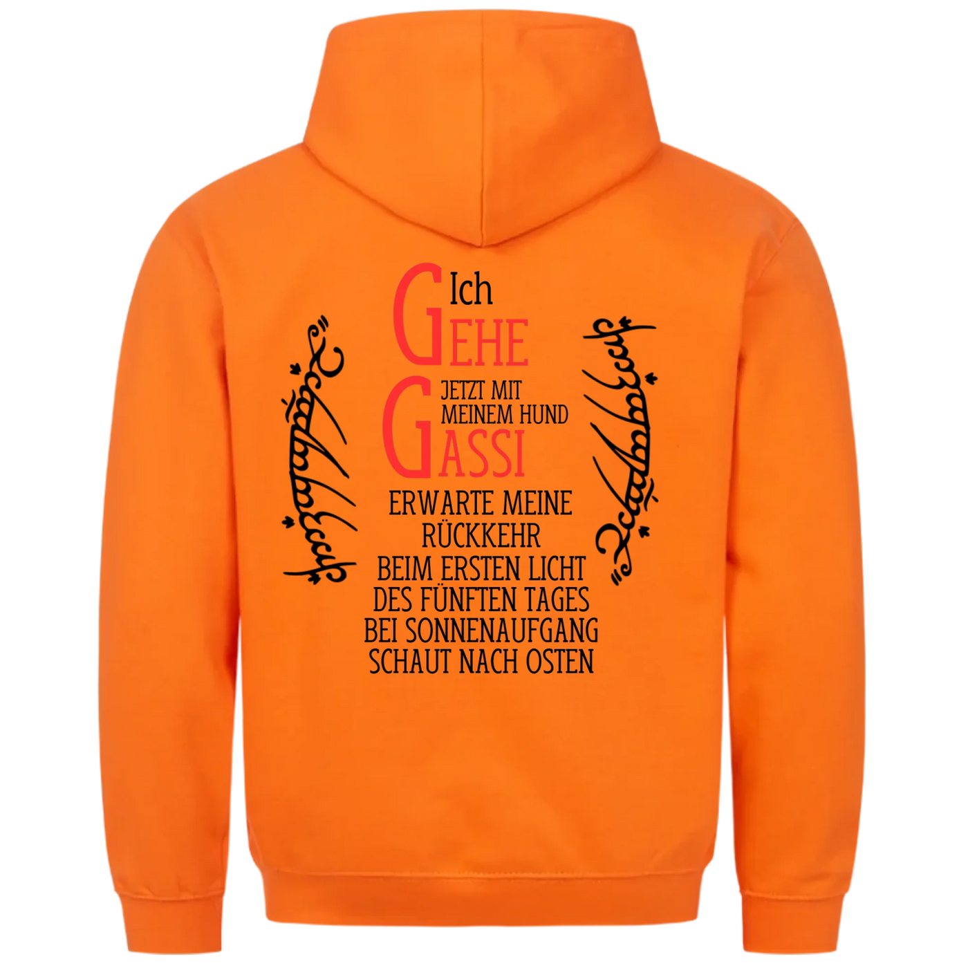 Ich gehe jetzt mit meinem Hund Gassi - Erwarte meine Rückkehr - Unisex Hoodie