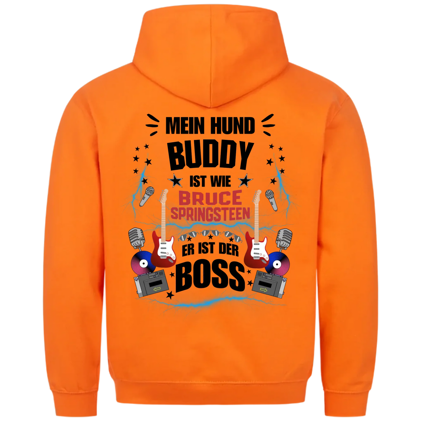 Mein Hund der Boss - Personalisierbarer Classic Hoodie Unisex