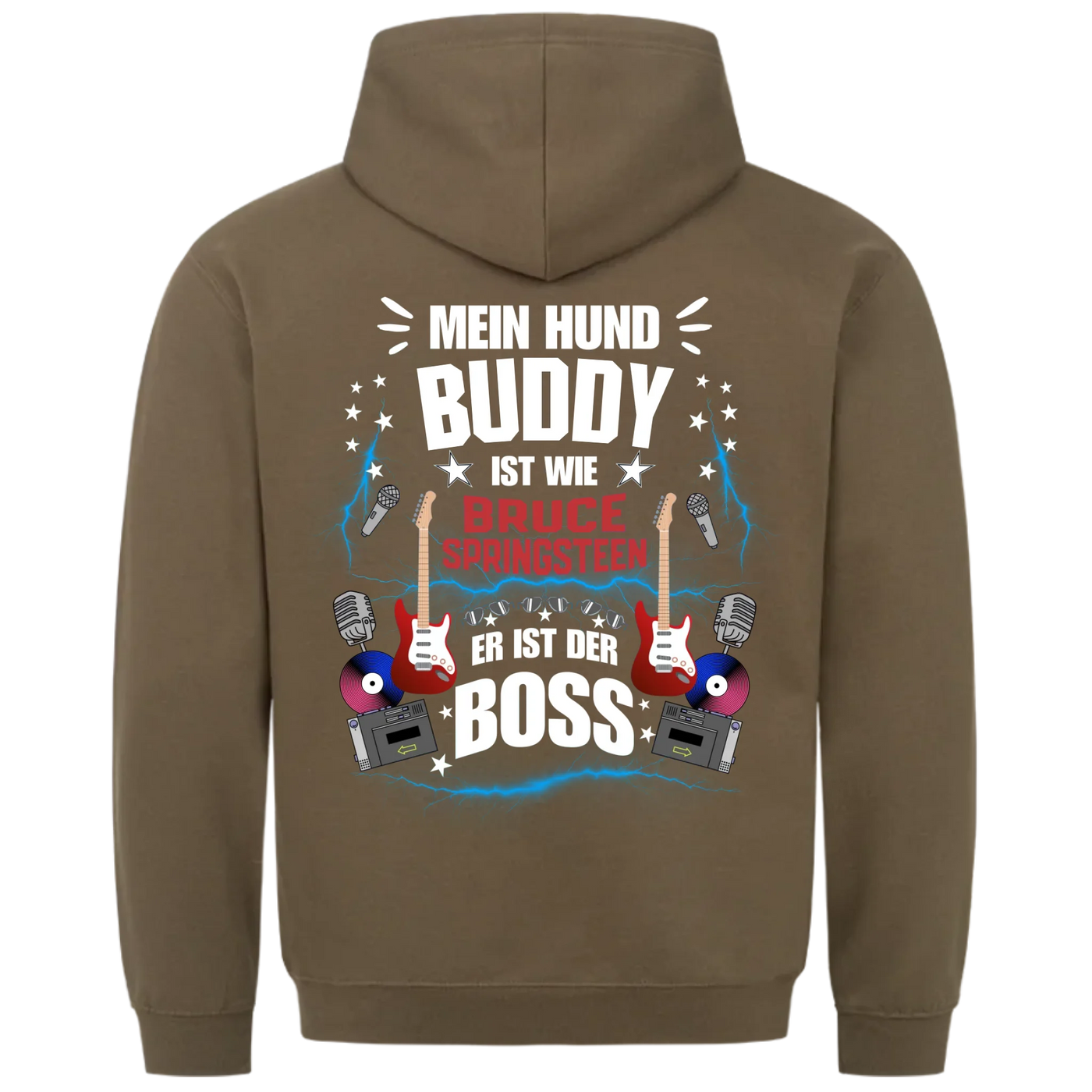 Mein Hund der Boss - Personalisierbarer Classic Hoodie Unisex