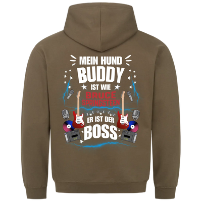 Mein Hund der Boss - Personalisierbarer Classic Hoodie Unisex