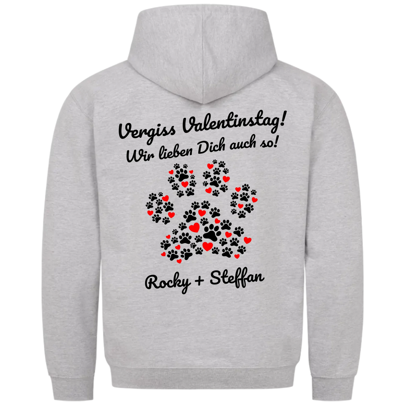 Wir lieben Dich auch so - Personalisierbarer Classic Hoodie Unisex