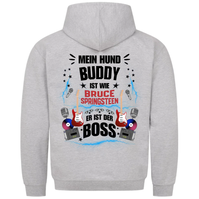 Mein Hund der Boss - Personalisierbarer Classic Hoodie Unisex