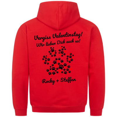 Wir lieben Dich auch so - Personalisierbarer Classic Hoodie Unisex
