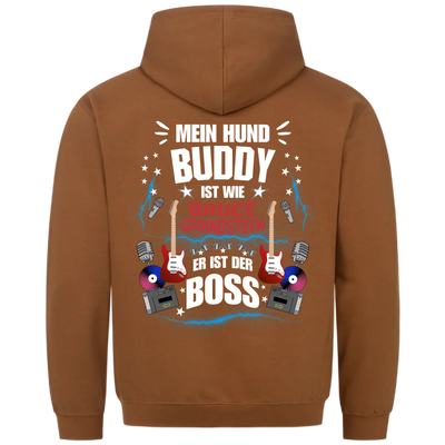 Mein Hund der Boss - Personalisierbarer Classic Hoodie Unisex