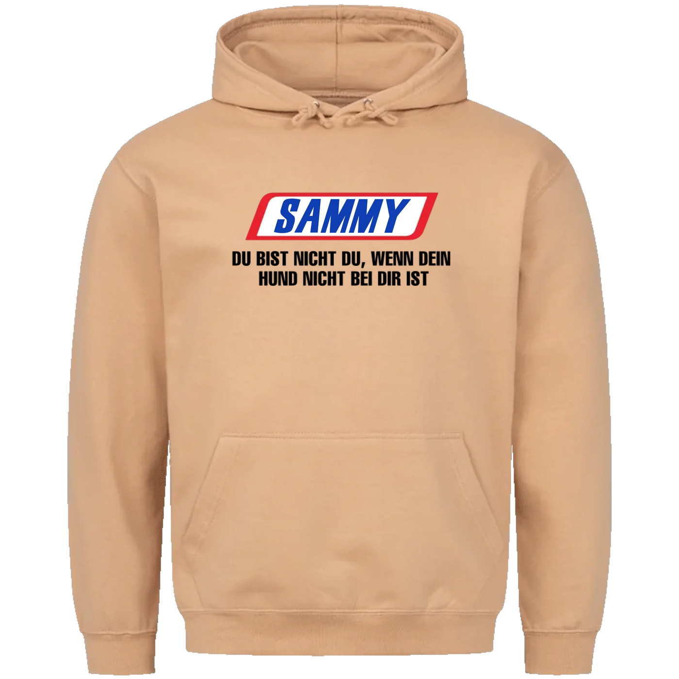 Du bist nicht du wenn dein Hund nicht bei dir ist - Personalisierbarer Unisex Hoodie