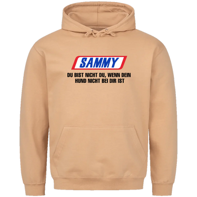 Du bist nicht du wenn dein Hund nicht bei dir ist - Personalisierbarer Unisex Hoodie