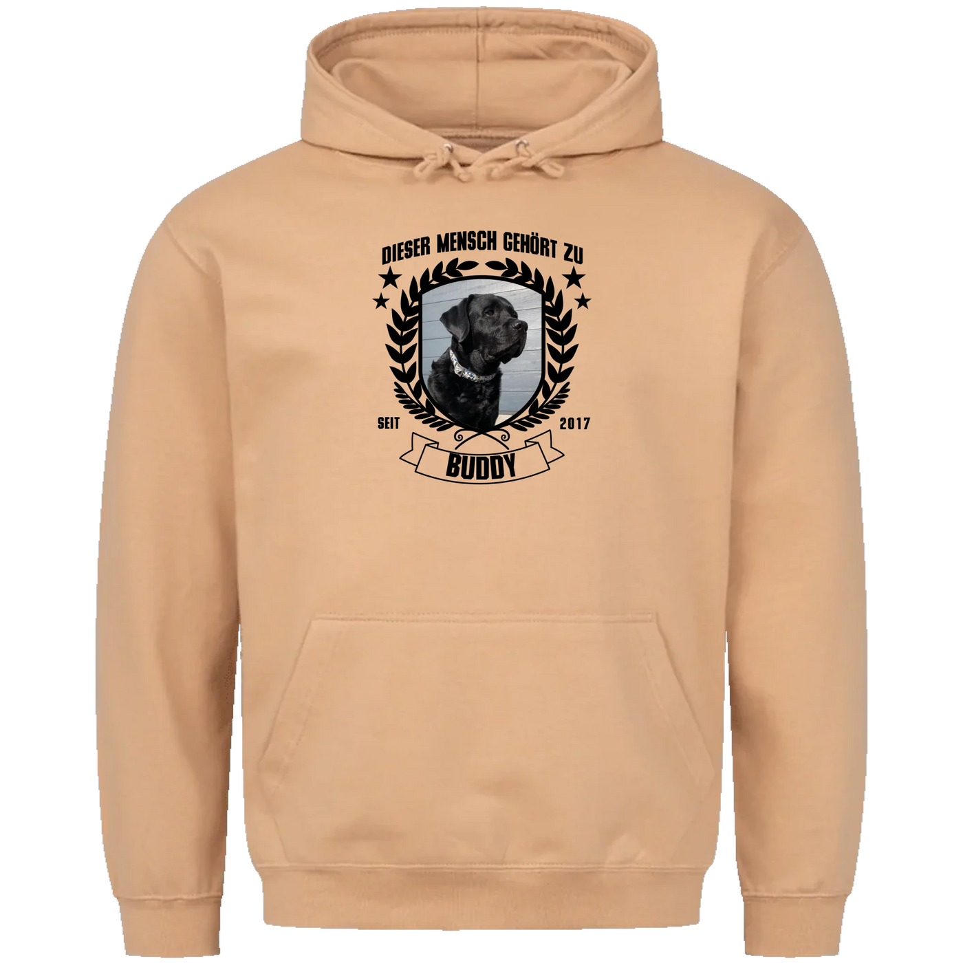 Dieser Mensch gehört zu - Personalisierbarer Unisex Hoodie