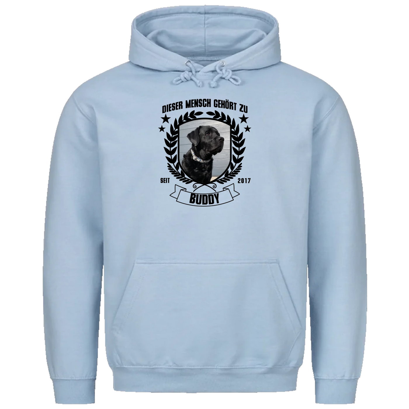 Dieser Mensch gehört zu - Personalisierbarer Unisex Hoodie