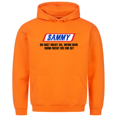 Du bist nicht du wenn dein Hund nicht bei dir ist - Personalisierbarer Unisex Hoodie