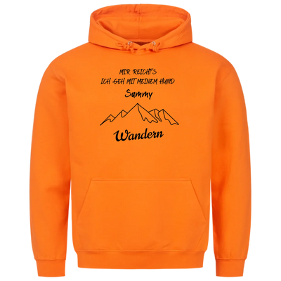 Mir reicht's ich geh mit meinem Hund wandern - Individueller Hoodie Unisex