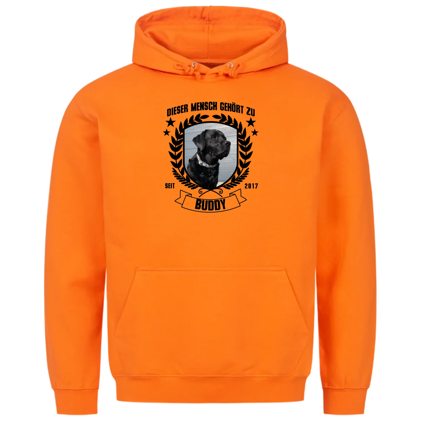 Dieser Mensch gehört zu - Personalisierbarer Unisex Hoodie