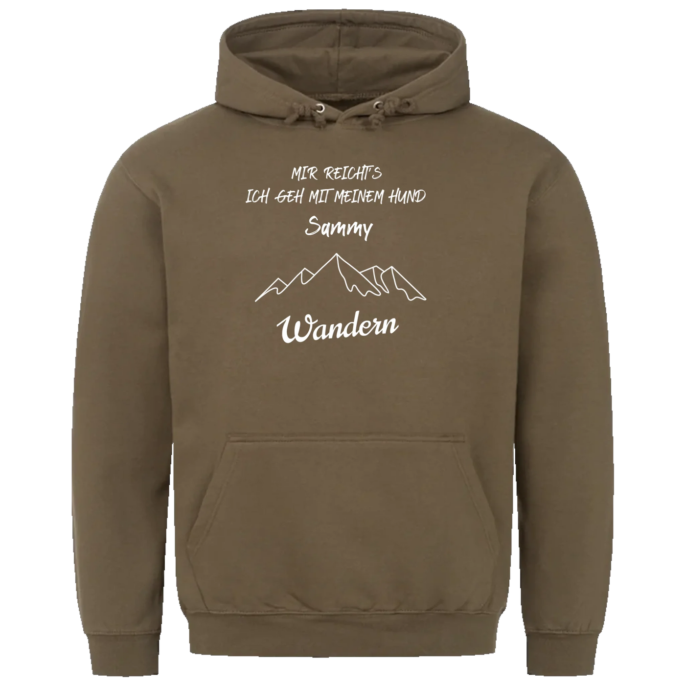 Mir reicht's ich geh mit meinem Hund wandern - Individueller Hoodie Unisex