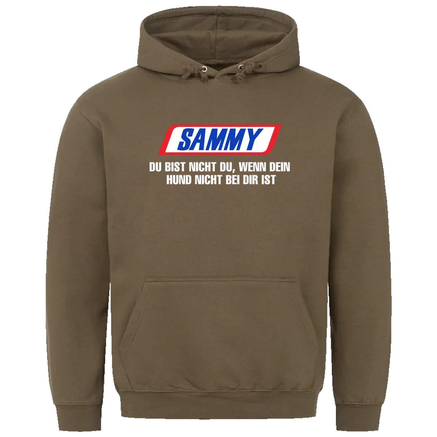 Du bist nicht du wenn dein Hund nicht bei dir ist - Personalisierbarer Unisex Hoodie