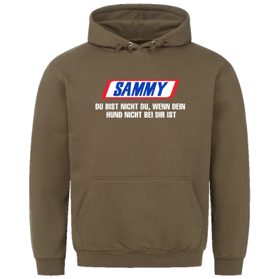 Du bist nicht du wenn dein Hund nicht bei dir ist - Personalisierbarer Unisex Hoodie