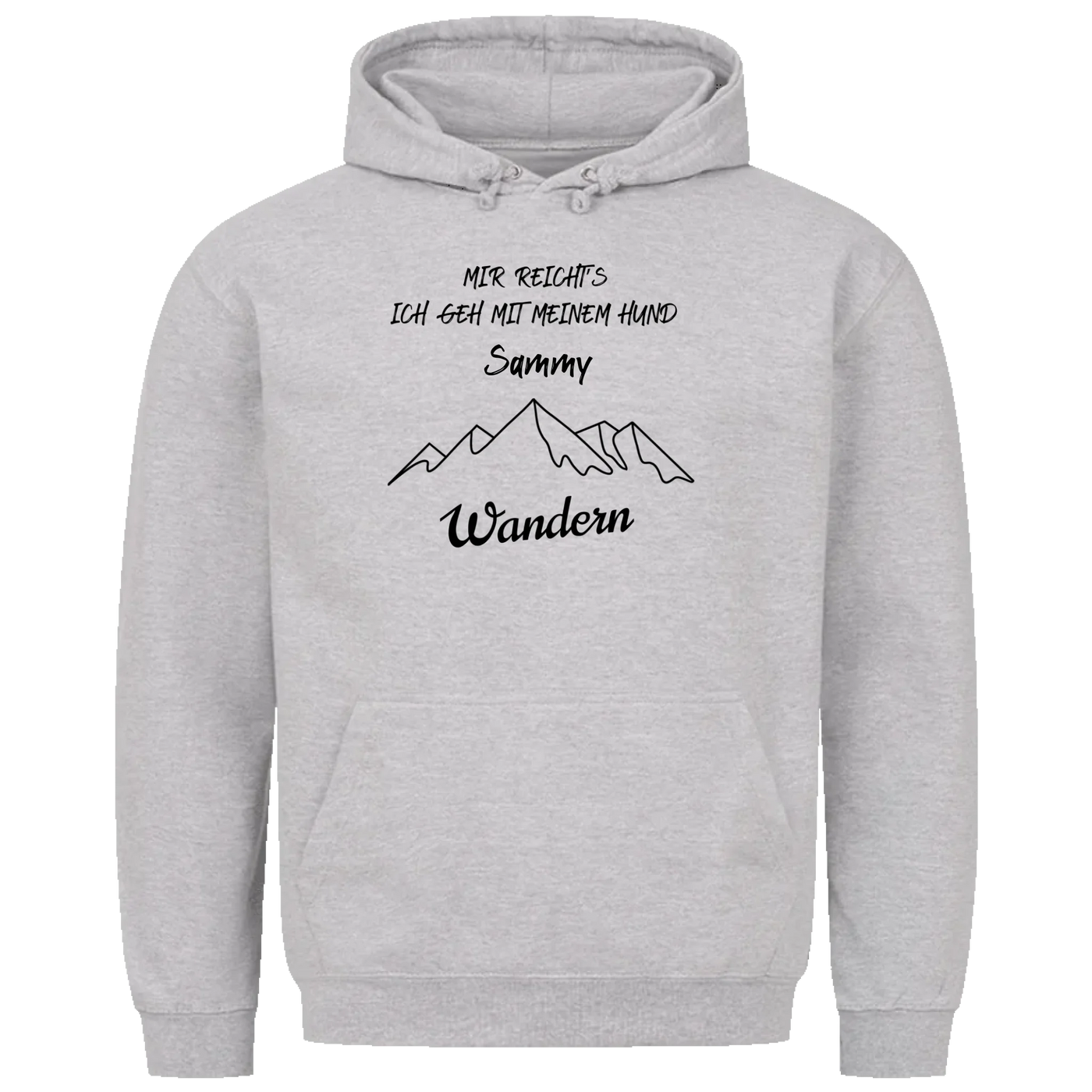 Mir reicht's ich geh mit meinem Hund wandern - Individueller Hoodie Unisex