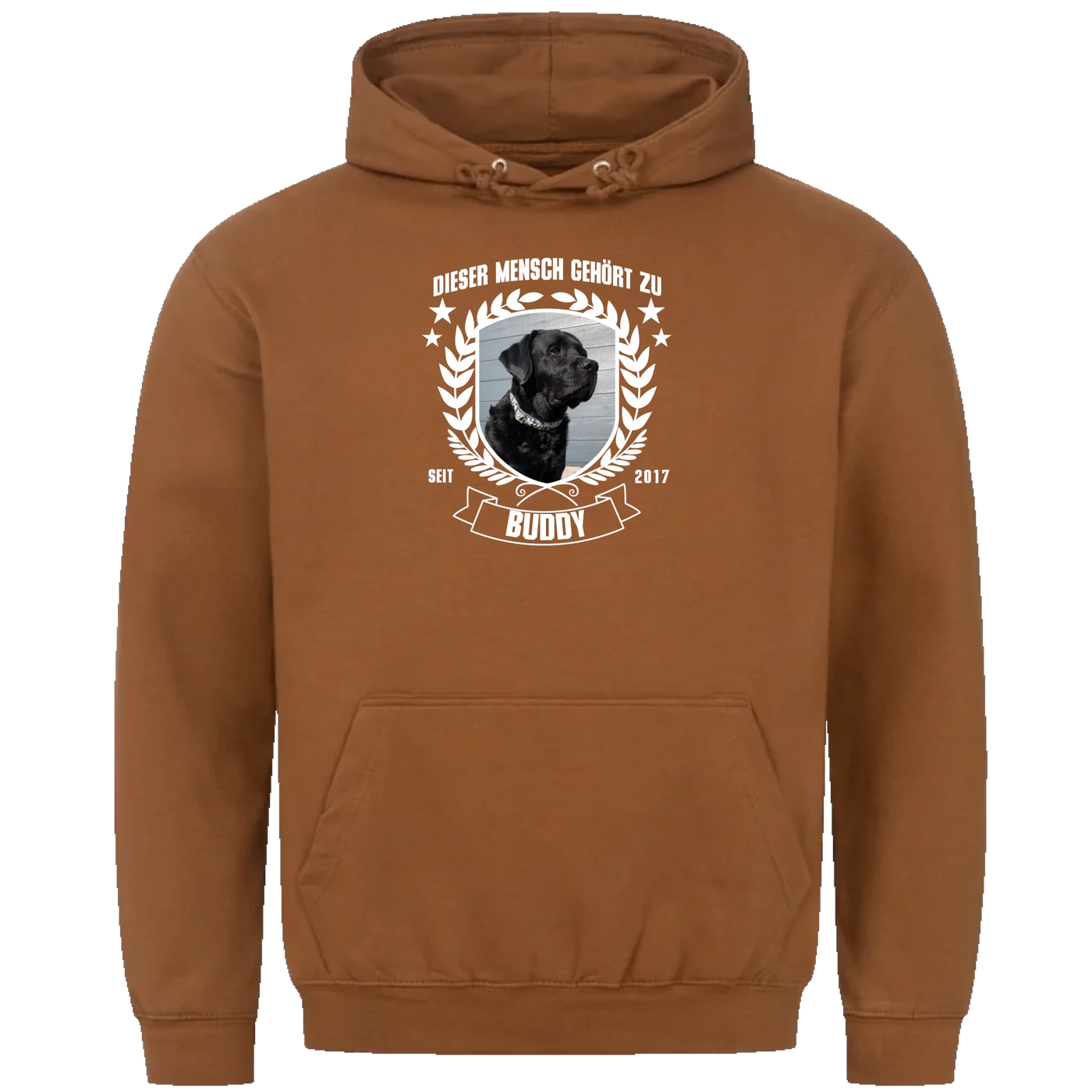 Dieser Mensch gehört zu - Personalisierbarer Unisex Hoodie