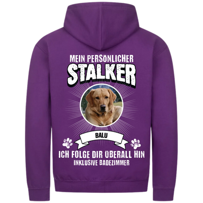 Mein persönlicher Stalker - Personalisierbarer Classic Zipper Hoodie Unisex