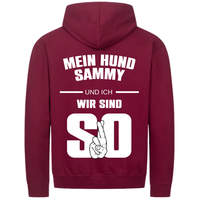 MP Zipper Hoodie burgundy back 2048 x 2048px