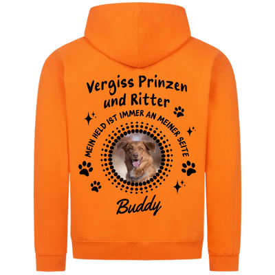 Vergiss Prinzen und Ritter - Personalisierbarer Classic Zipper Hoodie Unisex