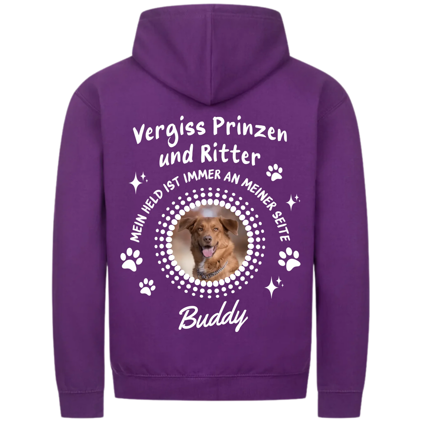 Vergiss Prinzen und Ritter - Personalisierbarer Classic Zipper Hoodie Unisex