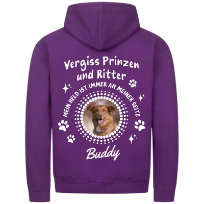 Vergiss Prinzen und Ritter - Personalisierbarer Classic Zipper Hoodie Unisex