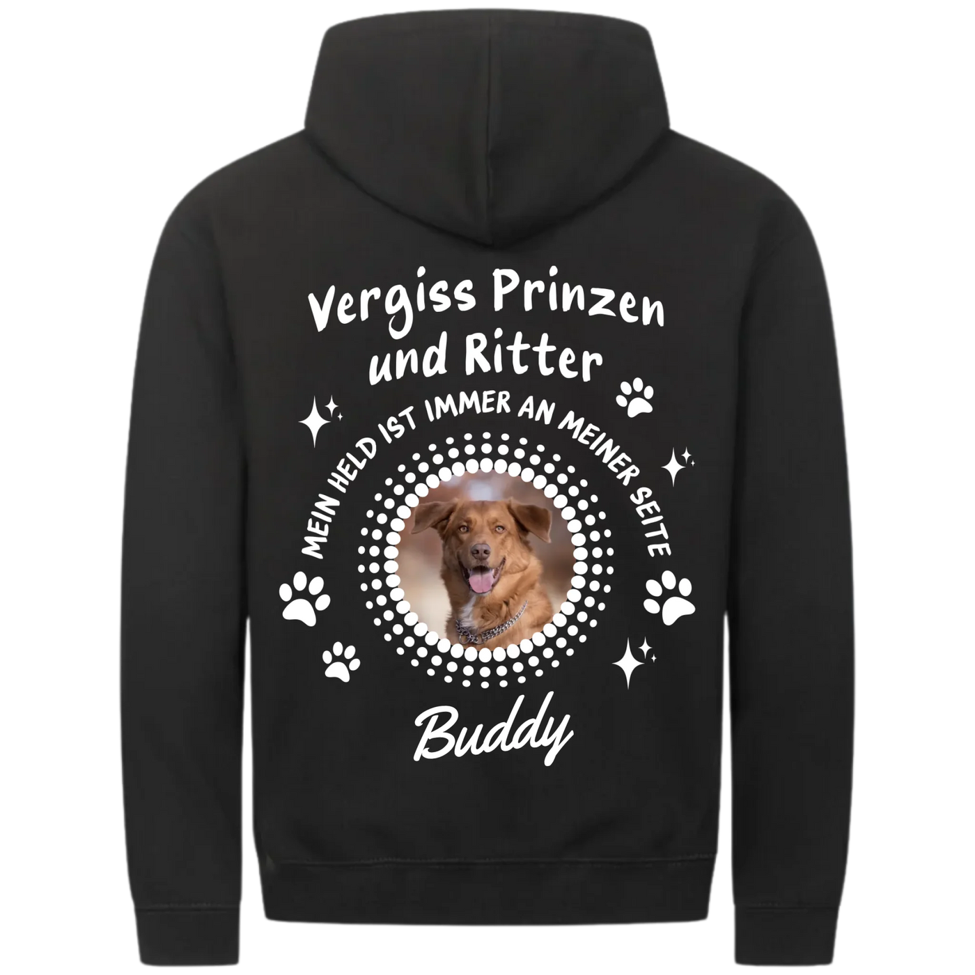 Vergiss Prinzen und Ritter - Personalisierbarer Classic Zipper Hoodie Unisex