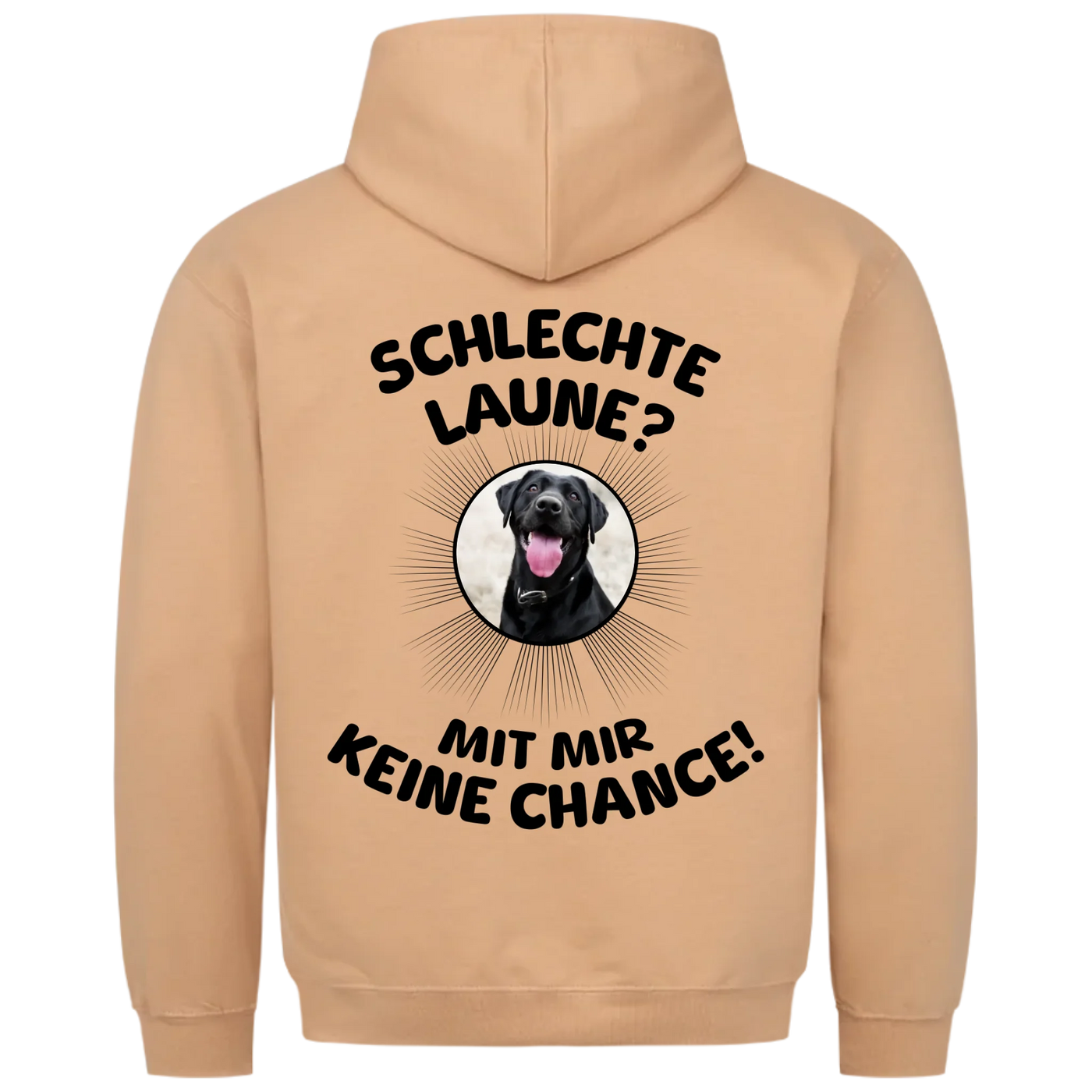 Schlechte Laune - Mit mir keine Chance - Personalisierbarer Classic Hoodie Unisex