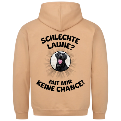 Schlechte Laune - Mit mir keine Chance - Personalisierbarer Classic Hoodie Unisex