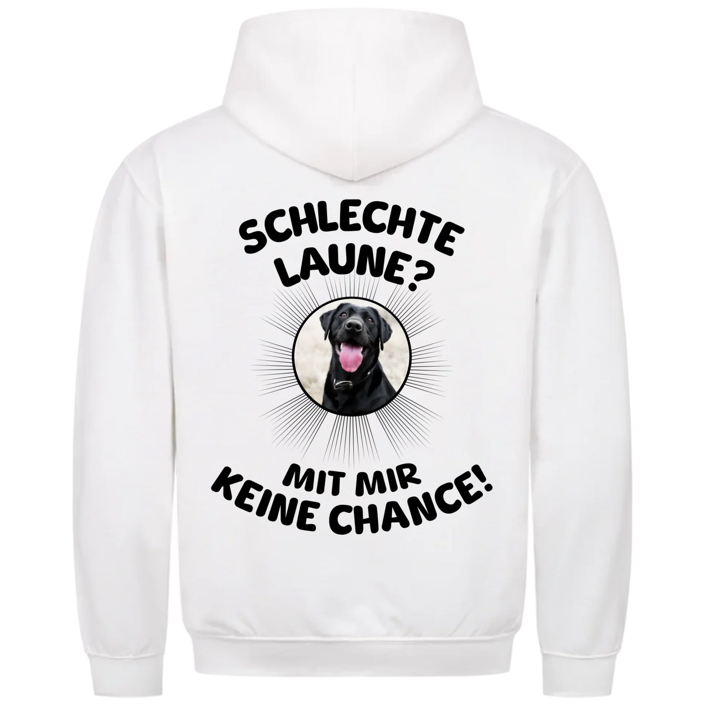 Schlechte Laune - Mit mir keine Chance - Personalisierbarer Classic Hoodie Unisex