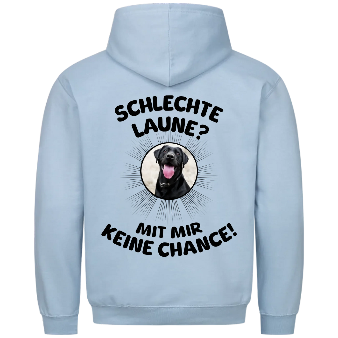 Schlechte Laune - Mit mir keine Chance - Personalisierbarer Classic Hoodie Unisex