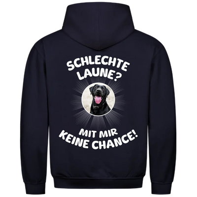 Schlechte Laune - Mit mir keine Chance - Personalisierbarer Classic Hoodie Unisex