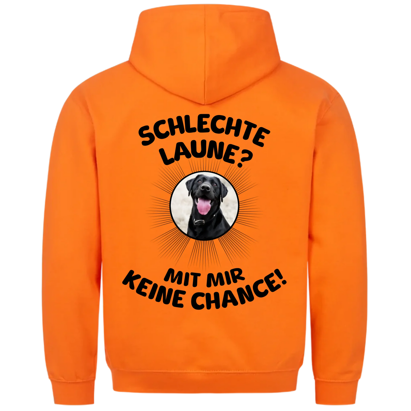 Schlechte Laune - Mit mir keine Chance - Personalisierbarer Classic Hoodie Unisex