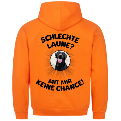 Schlechte Laune - Mit mir keine Chance - Personalisierbarer Classic Hoodie Unisex